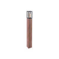 Lampa Ogrodowa Słupek Zewnętrzny Stojący E27 IP44 82cm Brązowy Nowoczesny Wales Rabalux