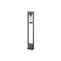 Lampa Ogrodowa Słupek Zewnętrzny Stojący E27 IP44 80cm Czarny Nowoczesny Kolta Rabalux