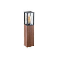 Lampa Ogrodowa Słupek Zewnętrzny Stojący E27 IP44 47cm Brązowy Nowoczesny Wales Rabalux