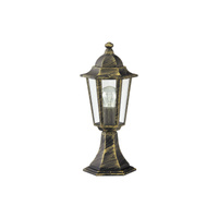 Lampa Ogrodowa Słupek Zewnętrzny Stojący E27 IP43 40cm Złoty Klasyczny Velence Rabalux