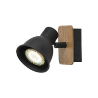Kinkiet Ścienny Lampa Lampa Punktowa GU10 Czarny Industrialny Mac Rabalux