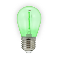 Żarówka LED E27 FILAMENT 0,3W Zielona do Girlandy PARTY GOLDLUX (Polux) ZESTAW 2 SZT.