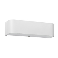 Lampa Ścienna Kinkiet 2x E27 Prostokątna Biała Minimalistyczna Lokko Sollux
