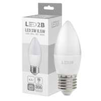 Żarówka LED E27 Kulka 9W 806lm 4000K Neutralna 180° LED2B Kobi