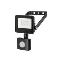 Naświetlacz Reflektor LED 10W 900lm 4000K Czarny IP44 z Czujnikiem Ruchu Industrialny Flood 7066 Rabalux