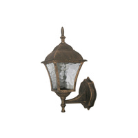 Lampa Ogrodowa Zewnętrzna Kinkiet Elewacyjny LED E27 IP43 Złoty Klasyczny Toscana Rabalux