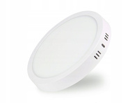 Panel LED Oprawa Sufitowa 18W 1440lm Natynkowy Okrągły Biały Proma Masterled