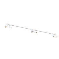 Lampa Sufitowa MONO VI 7777 Nowodvorski Biało-Złota 6xGU10 Natynkowa Listwa Reflektor 200cm Nowoczesna