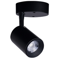 Lampa Ścienna IRIS 8994 Nowodvorski Czarna LED Kinkiet Ruchoma Stal+Szkło Minimalistyczna