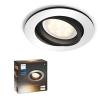 Oprawa Podtynkowa Wpuszczana LED Milliskin 5W CCT Okrągła Ruchoma PHILIPS HUE Bluetooth