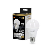 Żarówka LED E27 A60 9W = 60W 810lm 4000K Neutralna 220° KOBI Czujnikiem Ruchu i Zmierzchu
