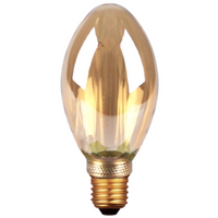 Żarówka LED B75 E27 4W 200lm 1800K Ciepła 320° Bursztynowy Dekoracyjna DECOVINTAGE Sanico Goldlux