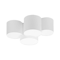 Lampa Sufitowa MONA WHITE Plafon Biała Nowoczesna 4xE27 3442 TK Lighting