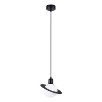 Lampa Wisząca Sufitowa HYPERION 1 G9 Czarna Nowoczesna SOLLUX