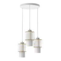 Lampa Wisząca Sufitowa BLANCO 3xE27 Milagro