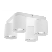Lampa Sufitowa Natynkowa VICO WHITE Spot Biała Nowoczesna 4xGU10 3408 TK Lighting
