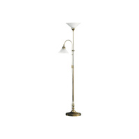 Lampa Stojąca Oprawa Podłogowa 2x E27 Brązowy Klasyczny Marian 2708 Rabalux