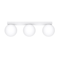 Lampa Sufitowa Listwa Oświetleniowa 3x G9 Kula Biała Nowoczesna Yoli Sollux
