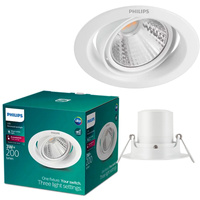 Oprawa Podtynkowa Wpuszczana LED 3W 200lm 2700K SceneSwitch Biała Pomeron Philips