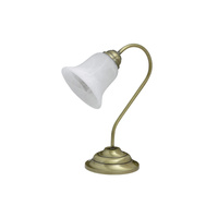 Lampa Stołowa Biurkowa Nocna E14 Brązowy Klasyczny Francesca 7372 Rabalux