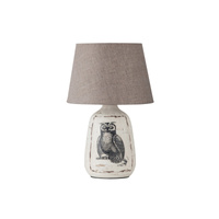 Lampa Stołowa Biurkowa Nocna E27 Biały Vintage Dora 4373 Rabalux