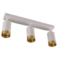 Lampa Listwa Oprawa Sufitowo-Ścienna LED 3 x GU10 ARRAS Biały GOLDLUX (Polux)