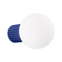 Kinkiet Łazienkowy Lampa Ścienna G9 Okrągła Granatowa Nowoczesna Matowa IP44 Halo Sollux