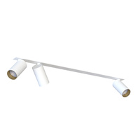 Lampa Sufitowa Oprawa Podtynkowa Reflektor Punktowa 3x GU10 Biała Nowoczesna MONO SURFACE 7685 Nowodvorski