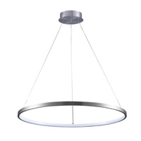 Lampa Wisząca LED Zwis 20W 2600lm 4000K Neutralna 120° Srebrna LEA Sanico Goldlux