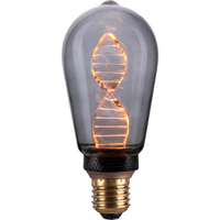 Żarówka Dekoracyjna LED E27 ST64 3,5W 60lm 1800K Ciepła 320° DecoVintage Smoke Pillar GOLDLUX (Polux)