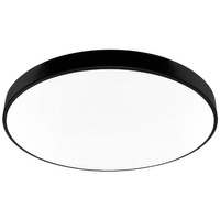 Plafon LED Lampa Sufitowa Natynkowa 80W 4000K CRI>85 HOUSTON Czarna 80cm