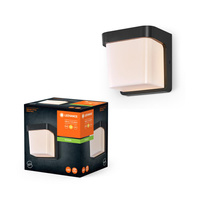 Lampa Ogrodowa Zewnętrzna Kinkiet Elewacyjny LED 11W 550lm 3000K IP65 Szary Endura Ledvance