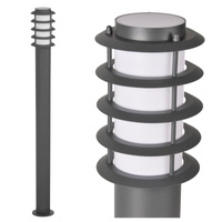 SŁUPEK ogrodowy lampa oprawa stojąca LED E27 SERENA szary 100cm GOLDLUX (Polux)