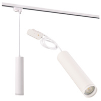 Lampa Oprawa Szynowa Wisząca Paris Biała do Szynoprzewodów GU10 POLUX