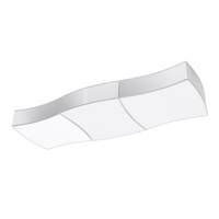 Lampa Sufitowa Plafon LED SQUARE 6xE27 Oprawa Prostokątna Biała SOLLUX