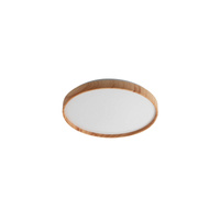 Plafon LED Lampa Sufitowa Oprawa Ścienna Natynkowa 24W 3000K Brązowy Skandynawski Leana2 Rabalux