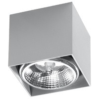 Lampa Sufitowa Oprawa Natynkowa GU10 Kwadratowa Szara Nowoczesna Blake Sollux