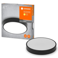 Plafon LED Lampa Sufitowa Natynkowa 20W 1500lm 3000K Ciepła Czarny 28cm Ceiling Ledvance