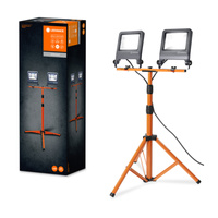 Naświetlacz Reflektor LED Lampa Akumulatorowy Na Statywie Przenośny Roboczy 100W 9000lm 4000K IP65 Grafitowy Worklight Ledvance