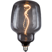 Żarówka Dekoracyjna LED E27 FILAMENT S180 4W 50lm 1800K Ciepła 320° DecoVintage Smoke GOLDLUX (Polux)