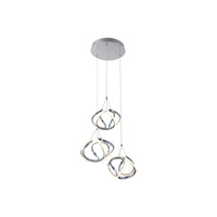 Lampa Wisząca Sufitowa LED 50W 3400lm 3000K Chrom Nowoczesny Palmira Rabalux