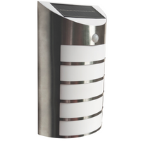 Kinkiet Solarny Lampa Elewacyjna Ogrodowa LED SAFFO 6000K Czujnik Ruchu