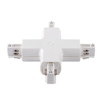 Łącznik typu X do Szynoprzewodów Wewnętrzny 16A Biały TEAR Kanlux