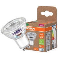 Żarówka LED PAR16 Reflektor GU10 1.3W = 35W 240lm 4000K Neutralna 36° 185lm/W ENERGY EFFICIENCY Osram
