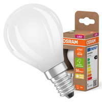 Żarówka LED P45 Kulka E14 2.2W = 40W 470lm 2700K Ciepła 330° 214lm/W CLASSIC ENERGY EFFICIENCY Osram