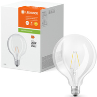 Żarówka LED Globe E27 G125 2,5W = 25W 250lm 2700K Ciepła 300° Filament LEDVANCE