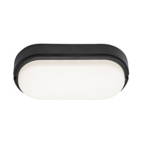Lampa Ogrodowa Sufitowa Zewnętrzna Kinkiet Elewacyjny 15W 1100lm 4000K IP54 Czarny Nowoczesny Hort Rabalux