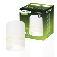 Oprawa Natynkowa HALOGENOWA Spot Tuba Ruchoma ARISA GU10 LUMILED Okrągła Biała 80mm