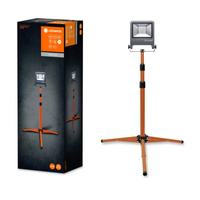 Naświetlacz Reflektor LED Lampa Akumulatorowy Na Statywie Przenośny Roboczy 50W 4500lm 4000K IP65 Grafitowy Worklight Ledvance