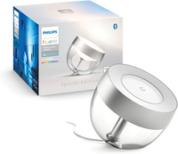 Lampka Biurkowa LED Nocna 8.2W 570lm IP20 White and Color Ambiance RGB + TW Srebrna Inteligentna SMART Zigbee Bluetooth Iris Philips HUE
